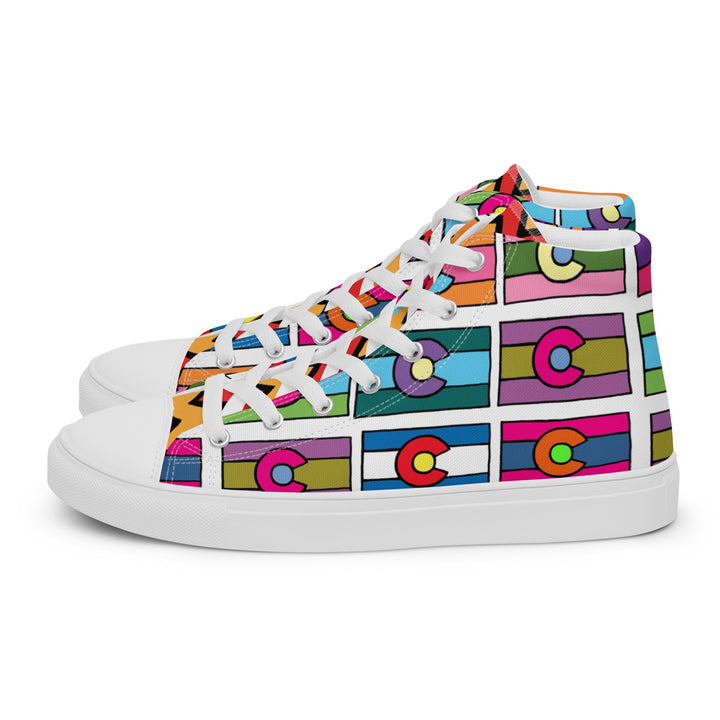 Colorado Flag High Tops - Women's Sizing