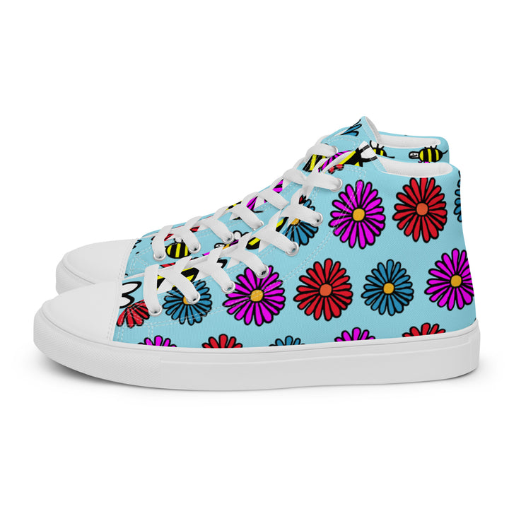 Bees and Flower High Tops - Women's Sizing